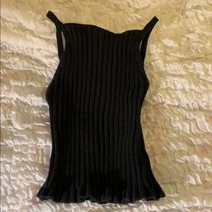 Black tank top